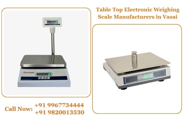 Table Top Electronic Weighing Scale Manufacturers in Vasai