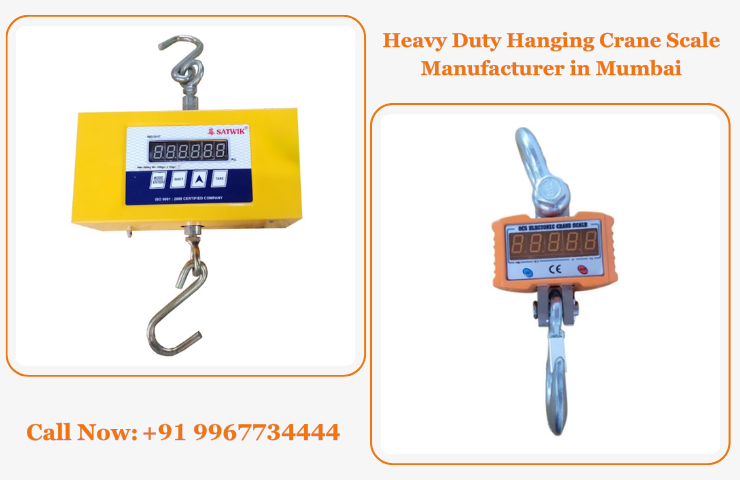 Heavy Duty Hanging Crane Scale Manufacturer in Mumbai